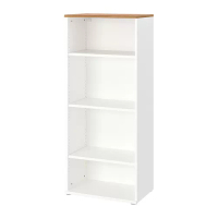 SKRUVBY 書櫃, 白色, 60x140 公分