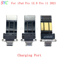 USB Charging Port Connector Flex Cable For iPad Pro 12.9 Pro 11 2021 A2379 A2461 Charging Connector Repair Parts