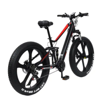RANDRIDE High Performance electric mountain bike1000w 48V13.6AH fat tire E-bike 48v lithium battery electric bike 26 inches