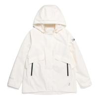【國家地理服飾官方旗艦】女裝ATLAS WINDSTOPPER BY GORE-TEX LABS 2L 雙層連帽外套-白色