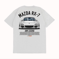 เสื้อยืดสไตล์ใหม่ พิมพ์ลายรถ Mazda RX7 สำหรับท่านชาย ไซส์ S-4XL
