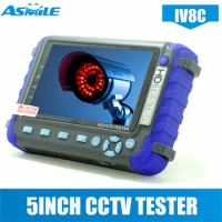 5inch cctv tester IV8C 5 Inch LCD CCTV 5MP AHD TVI 4MP CVI