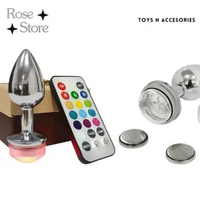 Sumbatan Plug Remote Alat Bantu Pria Wanita Logam L