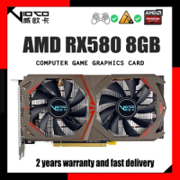 VIOCO RX 580 8GB 2048SP New Brand Original Video Graphics Card 256Bit GDDR5 GPU RX580 8 GB 8G For Gaming Desktop Computer