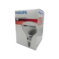 【Philips 飛利浦】2入 250W 220V E27 紅外線溫熱燈泡 清面 _ PH070009