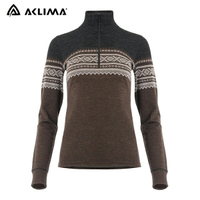 挪威[ACLIMA]DW MARIUS MOCK NECK W / 歐洲製女款美麗諾快乾羊毛衣《長毛象休閒旅遊名店》