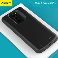 6500Mah For Xiaomi Redmi Note 8 Battery Case Note 8 Pro Phone Cover Power Bank For Xiaomi Redmi Note 8 Pro Battery Charger Case