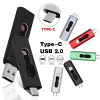 USB 2.0 Flash Drives 128GB type c USB Stick Memory Drive Photo Stick Compatible with Android/Computer for Storage and Backup
