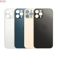 Suitable for Big Hole For iPhone 12 Pro Back Glass Battery Cover Rear Door Housing Case Replace For