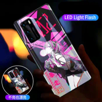 LED Flash Call Light Case For Samsung Galaxy S23 Ultra S22 21 Note 20 Ultra FE Selfie Light Cover for Samsung S21 S20 Plus Coque