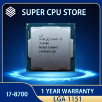 Intel Core i7-8700 i7 8700 CPU Processor 12M 65W 3.2 GHz Six-Core Twelve-Thread LGA 1151