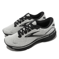 【BROOKS】慢跑鞋 Ghost 15 男鞋 白 黑 高足弓 魔鬼系列 15代 緩衝 路跑 運動鞋(1103931D121)