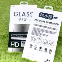 1000pcs Empty Retail Package Paper Packaging Box for iphone 13 pro max 12 pro Samsung S22 Note20 Tempered glass