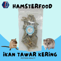 Ikan Teri Tawar Kering Makanan Hamster Gerbil