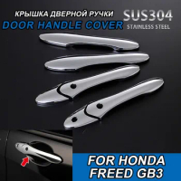 6pcs Door Handle Cover Protection For Honda Freed GB3 Accessories Durable Chrome ABS Car Styling Stickers