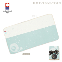 【Gift DollBao】いまばり日本今治毛巾系列-洗臉洗澡拍嗝巾_長枕巾版(經典泡泡_雙面寶寶紗布巾)