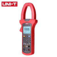 UNI-T UT243 Power Harmonics Clamp Meter True RMS Phase Sequence Detection Max/Min Modes Auto Range 10000 Count LCD Dual Display