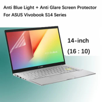2X Ultra Clear/Anti-Glare/Anti Blue-Ray Screen Protector 14-inch for ASUS Vivobook S14 S433 S433EA S433EQ/M433 M433UA 14" 16:10