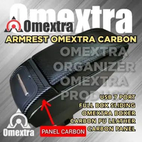 Armrest Mazda 2 2007 To 12 Console Box Mazda 2 Armrest Box Mazda Usb CARBON-CARBON JAHIT MERAH