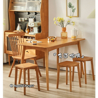 實木凳 家用餐椅 小方凳  餐桌凳簡約現代方凳可疊放板凳木椅子餐廳藤編椅