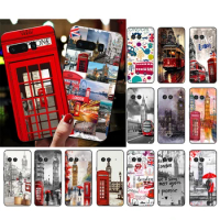 London Bus Telephone Box Big Ben Phone Case For Google Pixel 8 7 Pro 7A 7 6A 6 Pro 5A 4A 3A Pixel 4 XL Pixel 5 6 4 3 3A XL Shell