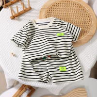 Bộ Đồ Ngủ Cho Trẻ Em, Trang Phục OOTD, Bộ Đồ Ngắn Tay, Áo Ba Lỗ, Quần Đùi, Thích Hợp Cho Bé Trai Và