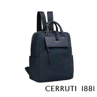 【Cerruti 1881】義大利頂級後背包(深藍色 CEZA06436N)