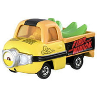 小禮堂 TOMICA多美小汽車 小小兵Stuart 香蕉貨車 玩具車 模型車 (綠黃)