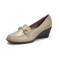 Sepatu Wedges Wanita Korea Vania Kulit Sintetis 39 Khaki
