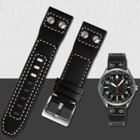 Leather watch strap for citizen photokinetic energy watch for Fossil FS5088 FS5380 TIMES vintage leather wristband 22mm chain