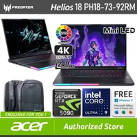 ACER Predator Helios 18 AI PH18 73 92RM RTX5090 24GB Intel Core Ultra 9 275HX 64/2TB SSD W11 OHS 18"