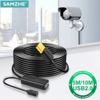 SAMZHE Active Repeater USB2.0 Extension 5M Cable Built-in IC Chipset Male To Female Extension Cable with Amplifier/booster