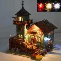 USB Light Kit for LEGO Old Fishing Store 21310 Building Set - (NOT Include LEGO Model)