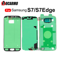 Pelekat Kalis Air Skrin LCD Bingkai Depan, Untuk Samsung Galaxy S7 Edge dan S7edge, Penutup Belakang