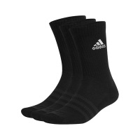 ADIDAS 男女運動中筒襪-三雙入-襪子 長襪 慢跑 訓練 愛迪達 IC1310 黑白