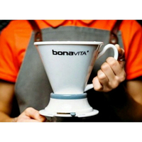 Bonavita 全瓷扇形隨心杯 / 聰明濾杯-晨露白 2-4人份 (浸泡、直沖)『歐力咖啡』