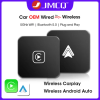 JMCQ Mini Box Wired To Wireless Carplay&amp;Android Auto BT for VW Toyota Mazda Nissan Camry Suzuki Subaru Citroen Kia Ford Opel