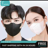 FUNLALA 50 pcs 3D FACE MASK Butterfly Mask Original face-lifting Ultra-Thin Design black Face Mass p