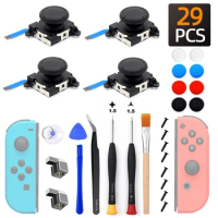 Replacement Joycon Joystick Thumb Stick Repair Kit for Nintendo Switch 3D Joystick Analog Sticks NS Lite Controller Repair Tool