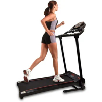SereneLife Folding Treadmill - Foldable Home Fitness Equipment with LCD for Walking &amp; Running - Cardio Exercise Machine - 12
