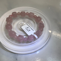 Rose Quartz Square Bracelet