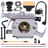 Jtron MS250 Carburetor Air Filter Tune Up Kit for Sthil MS250 Carburetor 021 023 025 MS210 MS230 Chainsaw Parts Replace WT286