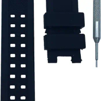 Black Watch Band 23mm Compatible with Luminox Evo Navy Seal | Free Spring Bar Tool