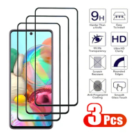3Pcs Full Tempered Glass For Samsung Galaxy A01 A11 A21 A31 A41 A51 A71 Screen Protector Galaxy M11 M21 M31 M51 Protective Film