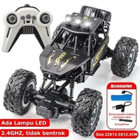 LC - Mobil Remote Control 2.4GHZ Dengan Lampu Suara Bisa Keluar Asap RC Mobil Offroad Anak Mainan Mo
