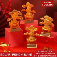 Solar Pajangan Dewa Uang Kecil & Besar 5 Dewa Uang Besar Dan Kecil Solar Tenaga Matahari Dewa Uang U