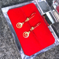 Anting bandul 1/2 gram emas muda perhiasan