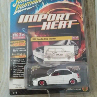 Johnny lightning import heat 2000 Honda Civic custom putih