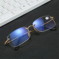 Unisex Portable Diamond-cut Reading Glasses Anti-UV Blue Rays Presbyopia Eyeglasses Ultra Light Far Sight Glasses Vision Care
