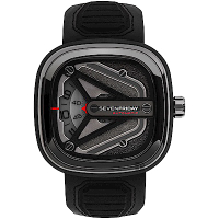 SEVENFRIDAY M3 星際太空船自動上鍊機械錶 母親節送禮推薦-黑/47mm